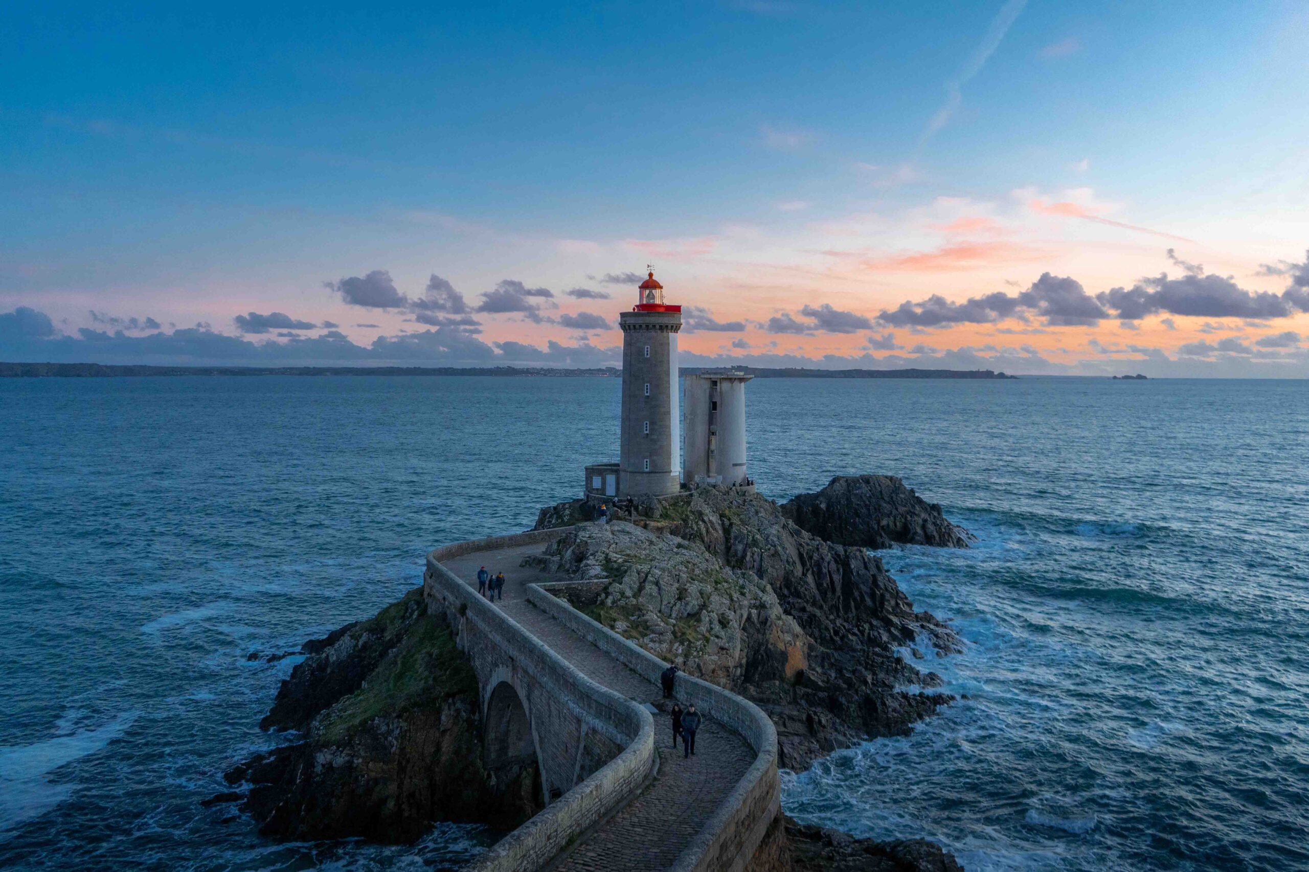 Phare du Petit Minou au coucher du soleil